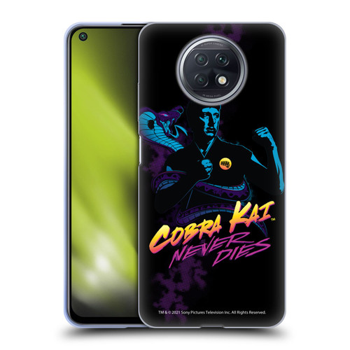 Cobra Kai Key Art Johnny Lawrence Never Dies Soft Gel Case for Xiaomi Redmi Note 9T 5G
