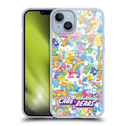 Care Bears 40th Anniversary Rainbow Soft Gel Case for Apple iPhone 14 Plus & MagSafe