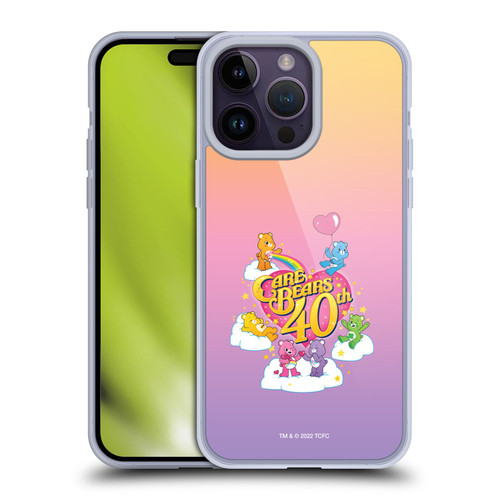 Care Bears 40th Anniversary Celebrate Soft Gel Case for Apple iPhone 14 Pro Max