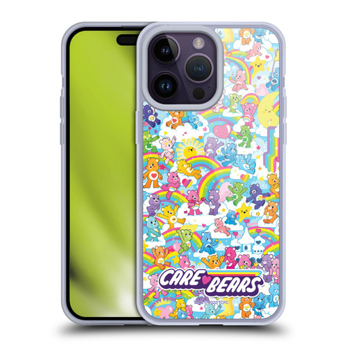 Care Bears 40th Anniversary Rainbow Soft Gel Case for Apple iPhone 14 Pro Max