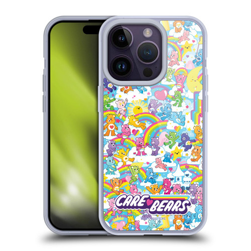 Care Bears 40th Anniversary Rainbow Soft Gel Case for Apple iPhone 14 Pro & MagSafe