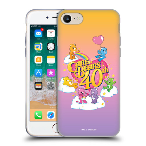 Care Bears 40th Anniversary Celebrate Soft Gel Case for Apple iPhone 7 / 8 / SE 2020 & 2022