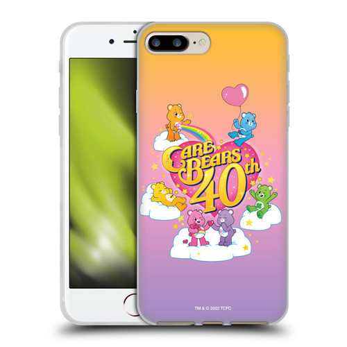 Care Bears 40th Anniversary Celebrate Soft Gel Case for Apple iPhone 7 Plus / iPhone 8 Plus