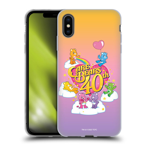 Care Bears 40th Anniversary Celebrate Soft Gel Case for Apple iPhone XS Max