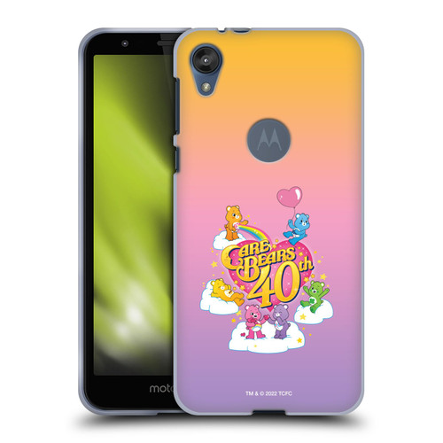 Care Bears 40th Anniversary Celebrate Soft Gel Case for Motorola Moto E6