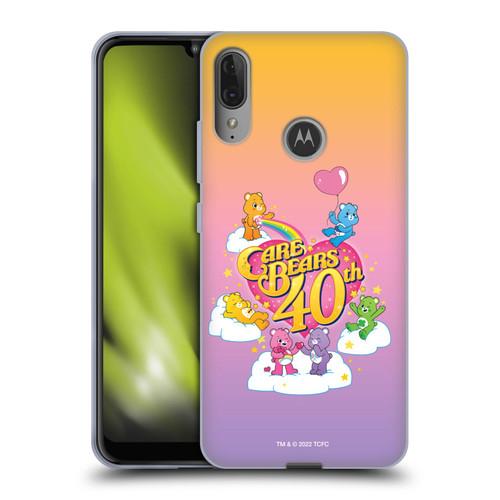 Care Bears 40th Anniversary Celebrate Soft Gel Case for Motorola Moto E6 Plus