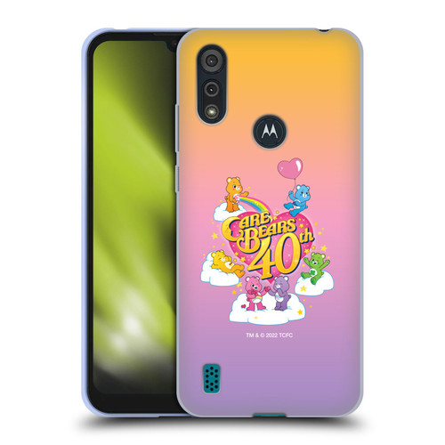 Care Bears 40th Anniversary Celebrate Soft Gel Case for Motorola Moto E6s (2020)