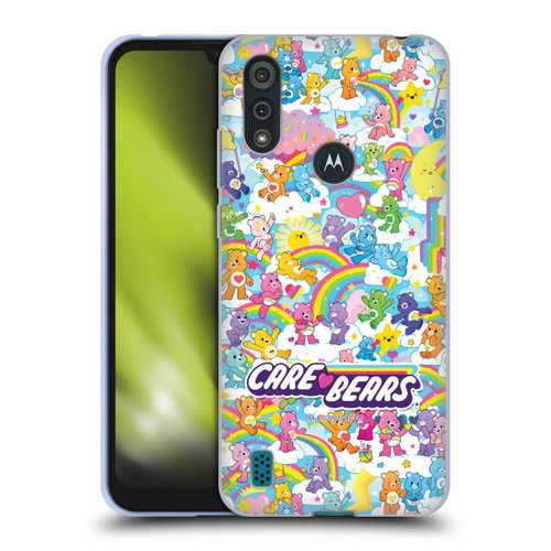 Care Bears 40th Anniversary Rainbow Soft Gel Case for Motorola Moto E6s (2020)