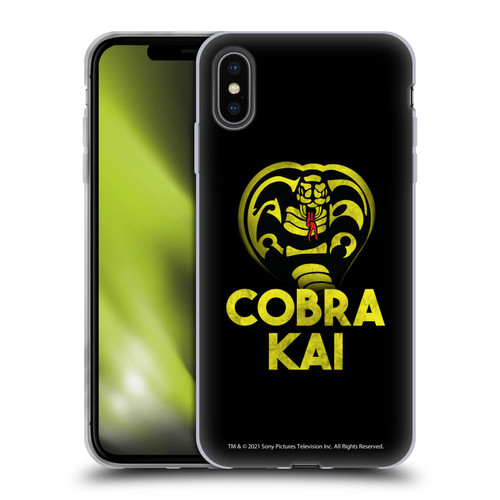 Cobra Kai Season 4 Key Art Team Cobra Kai Soft Gel Case for Apple iPhone XS Max