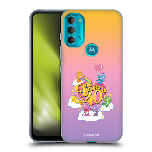 Care Bears 40th Anniversary Celebrate Soft Gel Case for Motorola Moto G71 5G