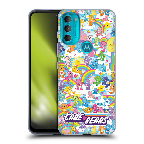 Care Bears 40th Anniversary Rainbow Soft Gel Case for Motorola Moto G71 5G