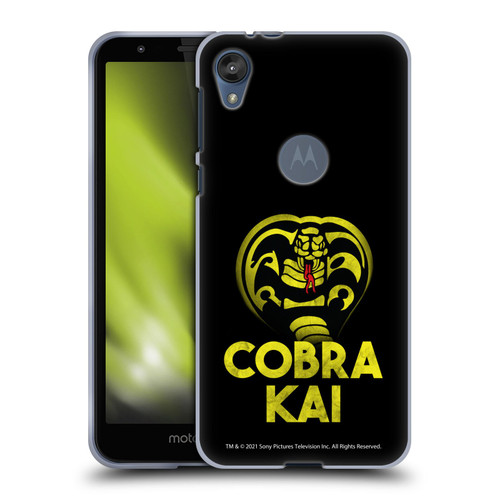 Cobra Kai Season 4 Key Art Team Cobra Kai Soft Gel Case for Motorola Moto E6