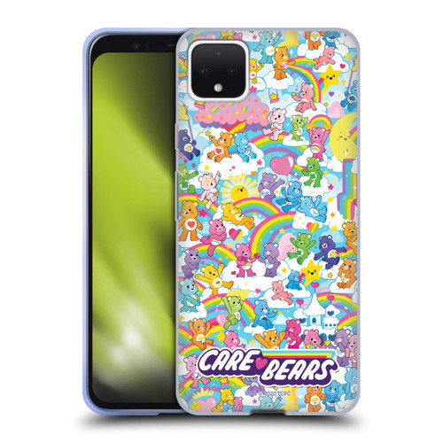 Care Bears 40th Anniversary Rainbow Soft Gel Case for Google Pixel 4 XL