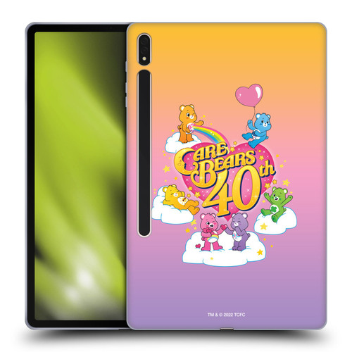 Care Bears 40th Anniversary Celebrate Soft Gel Case for Samsung Galaxy Tab S8 Plus