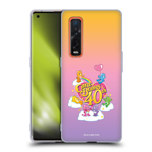 Care Bears 40th Anniversary Celebrate Soft Gel Case for OPPO Find X2 Pro 5G