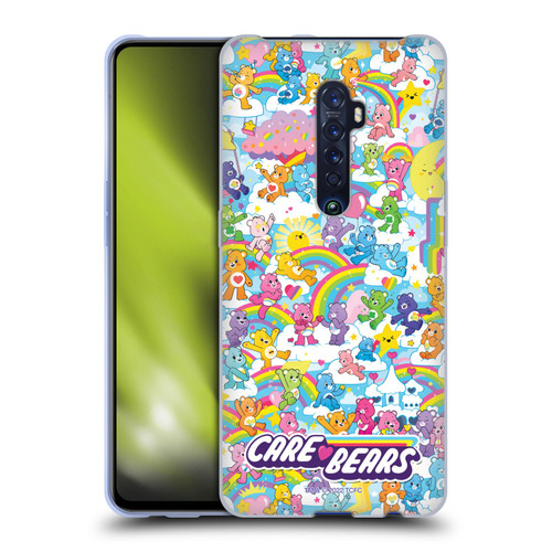 Care Bears 40th Anniversary Rainbow Soft Gel Case for OPPO Reno 2