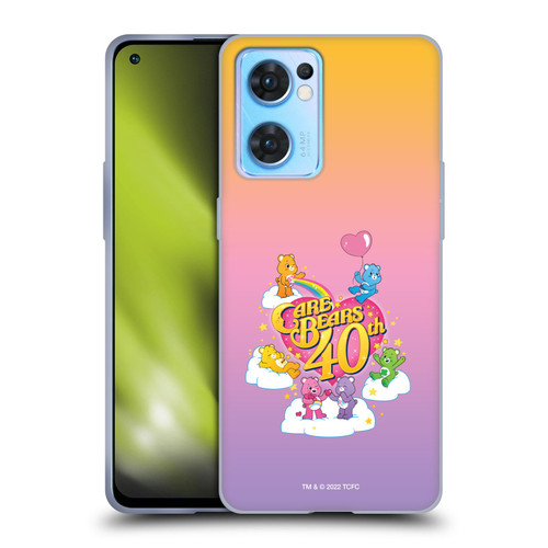 Care Bears 40th Anniversary Celebrate Soft Gel Case for OPPO Reno7 5G / Find X5 Lite