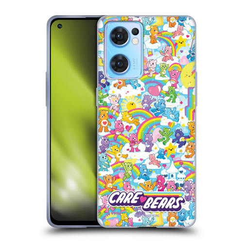 Care Bears 40th Anniversary Rainbow Soft Gel Case for OPPO Reno7 5G / Find X5 Lite