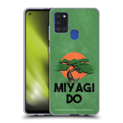 Cobra Kai Season 4 Key Art Team Miyagi Do Soft Gel Case for Samsung Galaxy A21s (2020)