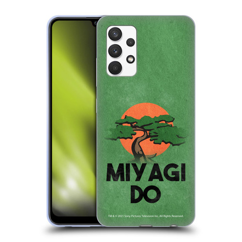 Cobra Kai Season 4 Key Art Team Miyagi Do Soft Gel Case for Samsung Galaxy A32 (2021)