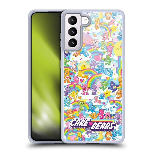 Care Bears 40th Anniversary Rainbow Soft Gel Case for Samsung Galaxy S21+ 5G & MagSafe
