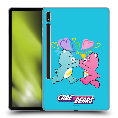Care Bears Characters Funshine, Cheer And Grumpy Group 2 Soft Gel Case for Samsung Galaxy Tab S8 Plus