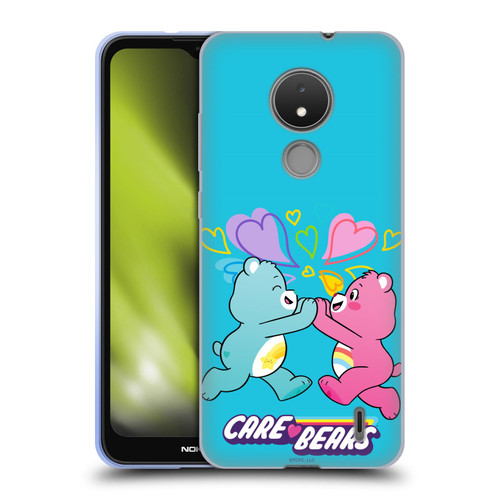 Care Bears Characters Funshine, Cheer And Grumpy Group 2 Soft Gel Case for Nokia C21