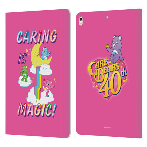 Care Bears 40th Anniversary Caring Is Magic Leather Book Wallet Case Cover For Apple iPad Pro 10.5 (2017)