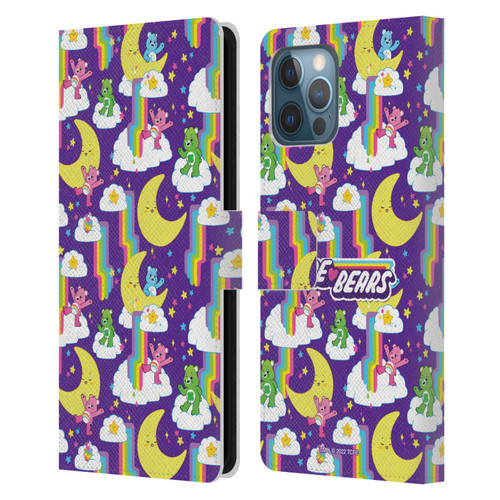 Care Bears 40th Anniversary Rainbow Falls Leather Book Wallet Case Cover For Apple iPhone 12 Pro Max