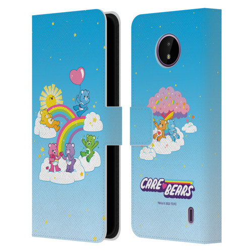 Care Bears 40th Anniversary Iconic Leather Book Wallet Case Cover For Nokia C10 / C20