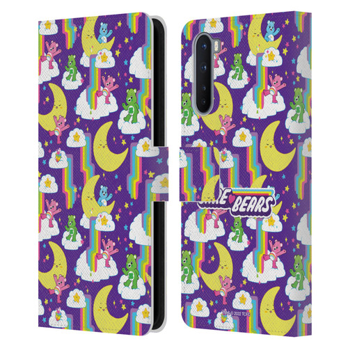 Care Bears 40th Anniversary Rainbow Falls Leather Book Wallet Case Cover For OnePlus Nord 5G