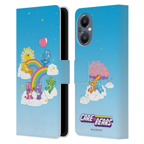 Care Bears 40th Anniversary Iconic Leather Book Wallet Case Cover For OnePlus Nord N20 5G