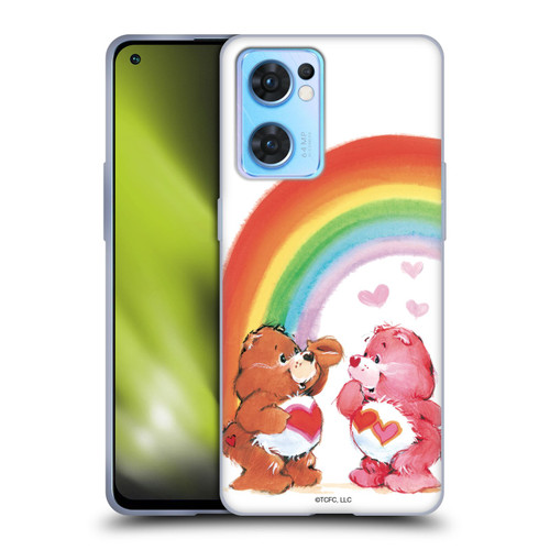 Care Bears Classic Rainbow Soft Gel Case for OPPO Reno7 5G / Find X5 Lite