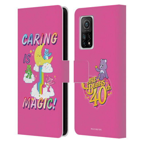 Care Bears 40th Anniversary Caring Is Magic Leather Book Wallet Case Cover For Xiaomi Mi 10T 5G