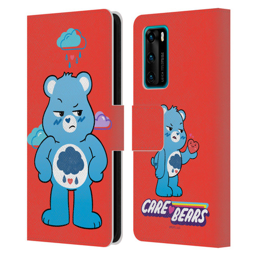 Care Bears Characters Grumpy Leather Book Wallet Case Cover For Huawei P40 5G