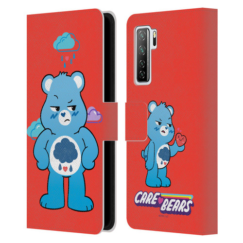 Care Bears Characters Grumpy Leather Book Wallet Case Cover For Huawei Nova 7 SE/P40 Lite 5G