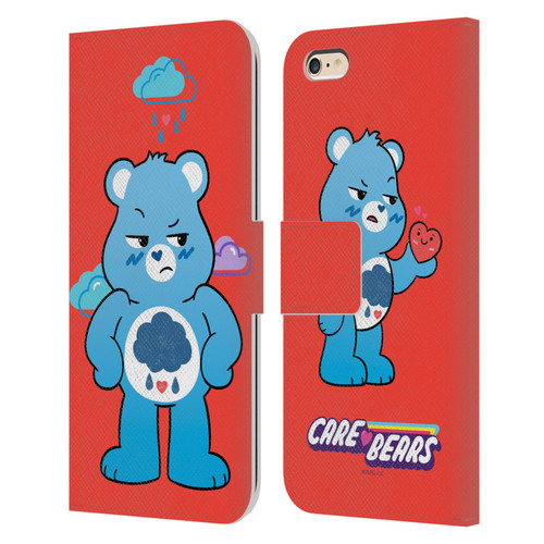 Care Bears Characters Grumpy Leather Book Wallet Case Cover For Apple iPhone 6 Plus / iPhone 6s Plus