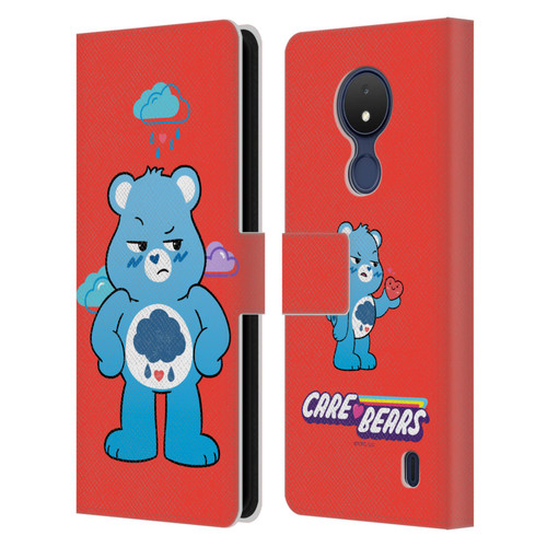 Care Bears Characters Grumpy Leather Book Wallet Case Cover For Nokia C21