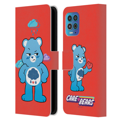 Care Bears Characters Grumpy Leather Book Wallet Case Cover For Motorola Moto G100