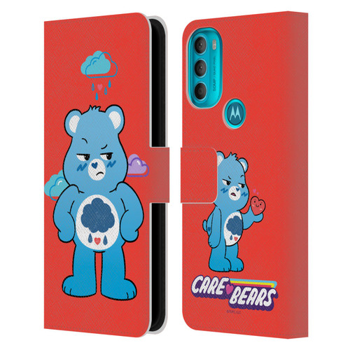 Care Bears Characters Grumpy Leather Book Wallet Case Cover For Motorola Moto G71 5G