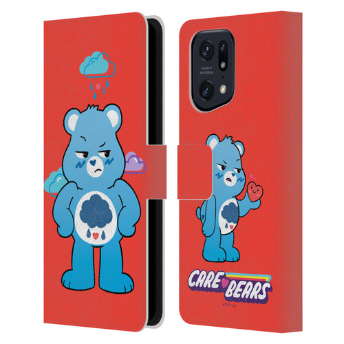 Care Bears Characters Grumpy Leather Book Wallet Case Cover For OPPO Find X5 Pro