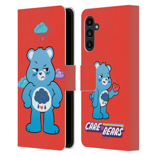 Care Bears Characters Grumpy Leather Book Wallet Case Cover For Samsung Galaxy A13 5G (2021)