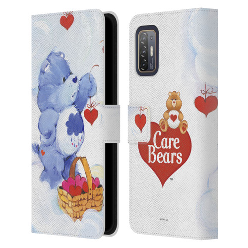 Care Bears Classic Grumpy Leather Book Wallet Case Cover For HTC Desire 21 Pro 5G