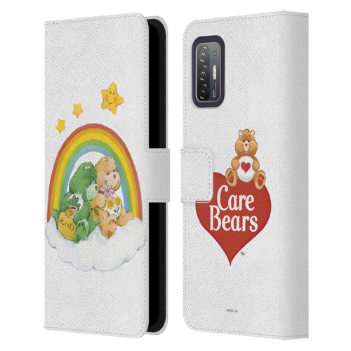 Care Bears Classic Rainbow 2 Leather Book Wallet Case Cover For HTC Desire 21 Pro 5G