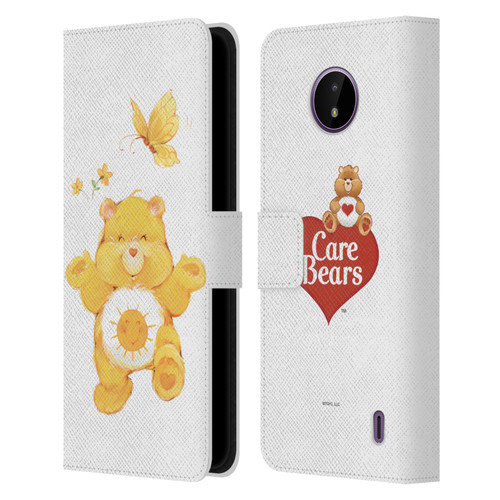 Care Bears Classic Funshine Leather Book Wallet Case Cover For Nokia C10 / C20