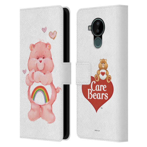 Care Bears Classic Cheer Leather Book Wallet Case Cover For Nokia C30