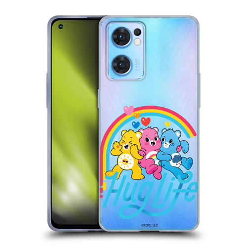Care Bears Graphics Group Hug Life Soft Gel Case for OPPO Reno7 5G / Find X5 Lite