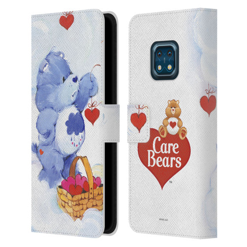 Care Bears Classic Grumpy Leather Book Wallet Case Cover For Nokia XR20