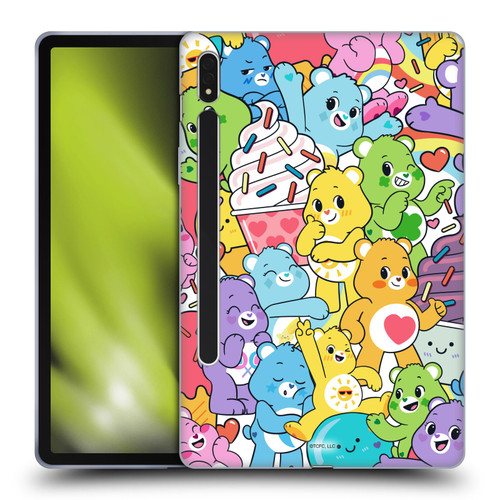 Care Bears Sweet And Savory Character Pattern Soft Gel Case for Samsung Galaxy Tab S8