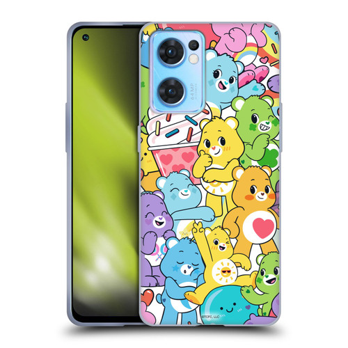 Care Bears Sweet And Savory Character Pattern Soft Gel Case for OPPO Reno7 5G / Find X5 Lite